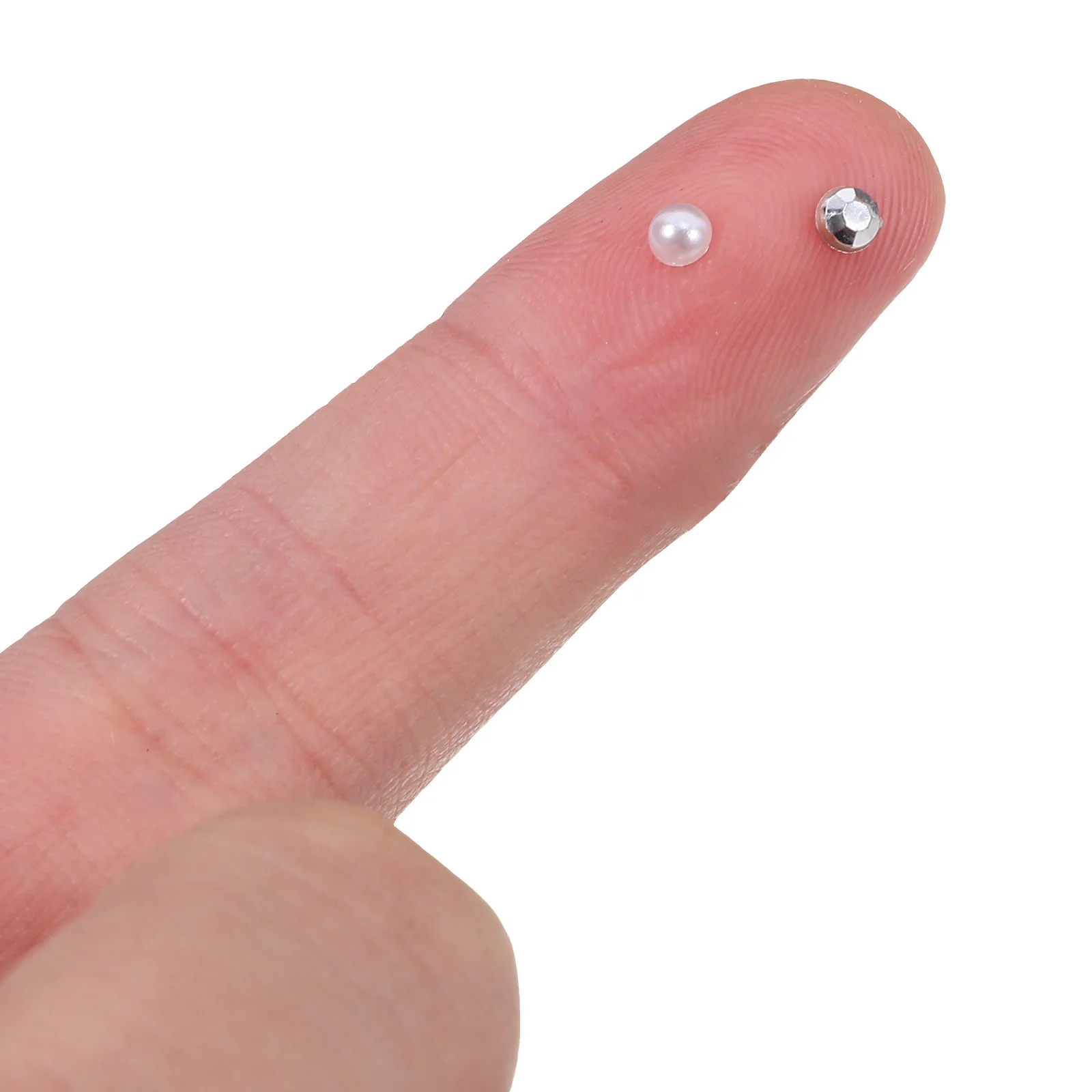 

2pcs 2 Boxes Rhinestone Nail Art Charms Pearl Flatback Decor For Women Manicure Acrylic Nails Wedding Party Bulk Small Gems Nail