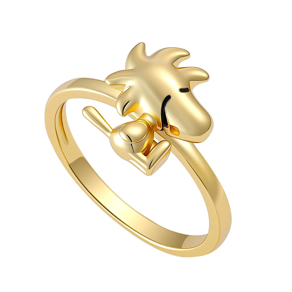 925 Sterling Silver Cute Cartoon Animal Character Ring Collection Lovely Cat Dog Alien Design Rings for Women Daily Jewelry - view 5