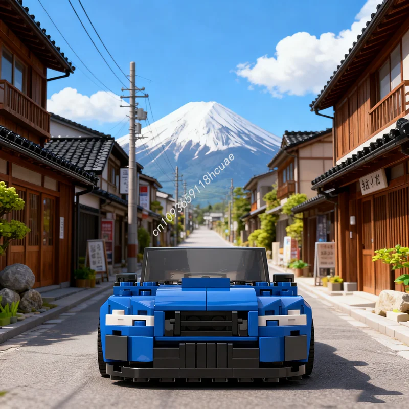 

343pcs MOC Subaru WRX STI City Champions Model Building Blocks Architecture Assemble DIY Christmas Gifts Brick Toy Kids Birthday