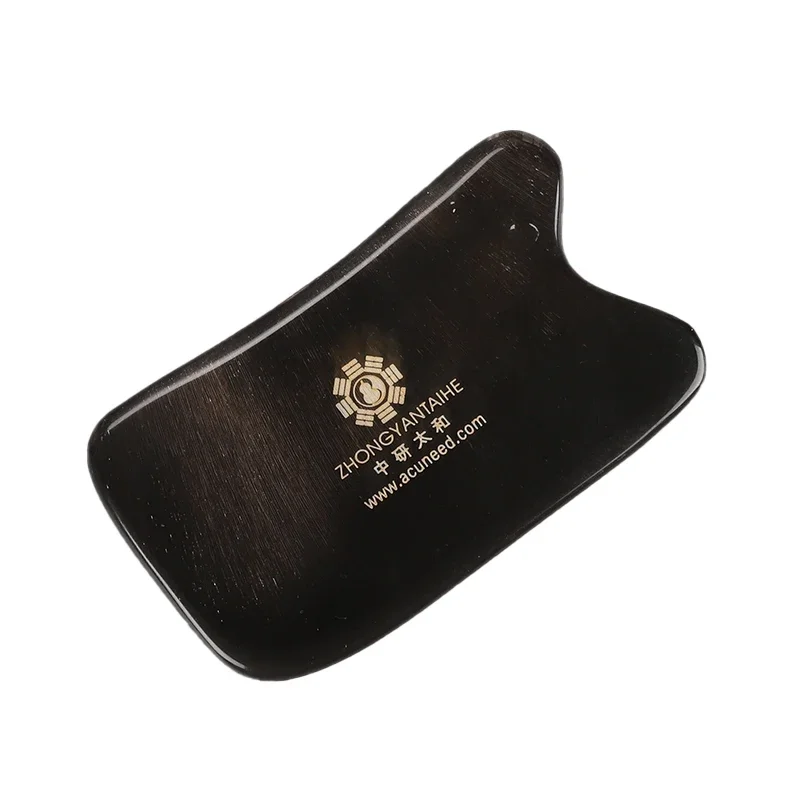 Buffalo Horn Guasha Board Massage Guasha Board Horn Gua Sha Massage Board Scraping Plate Buffalo Horn