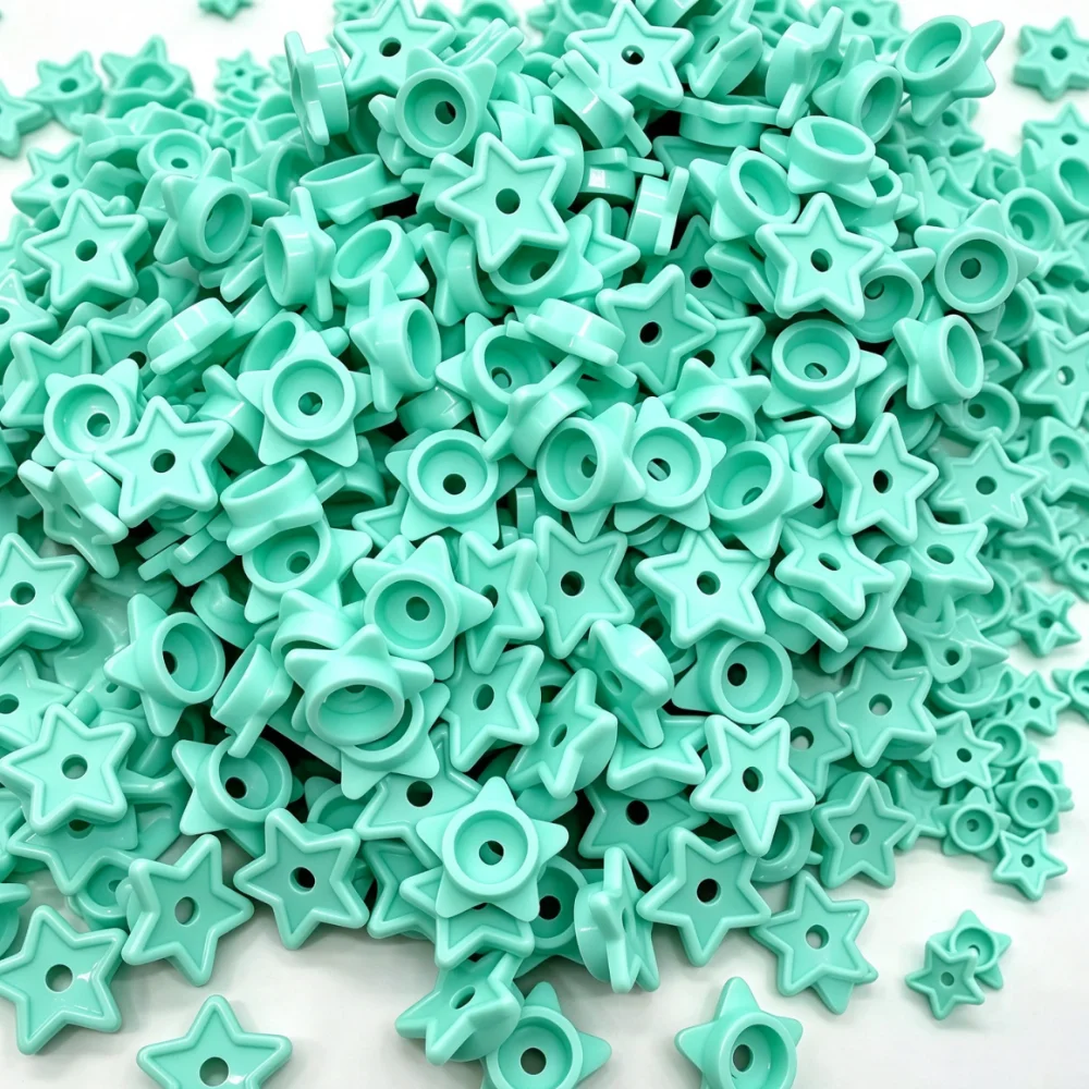Beads Squeeze Toy Star Brick Particles 100g Crunchy Star Shape Squeeze Ball Fillers Pinch Slime Fillers Stuffing Building Blocks