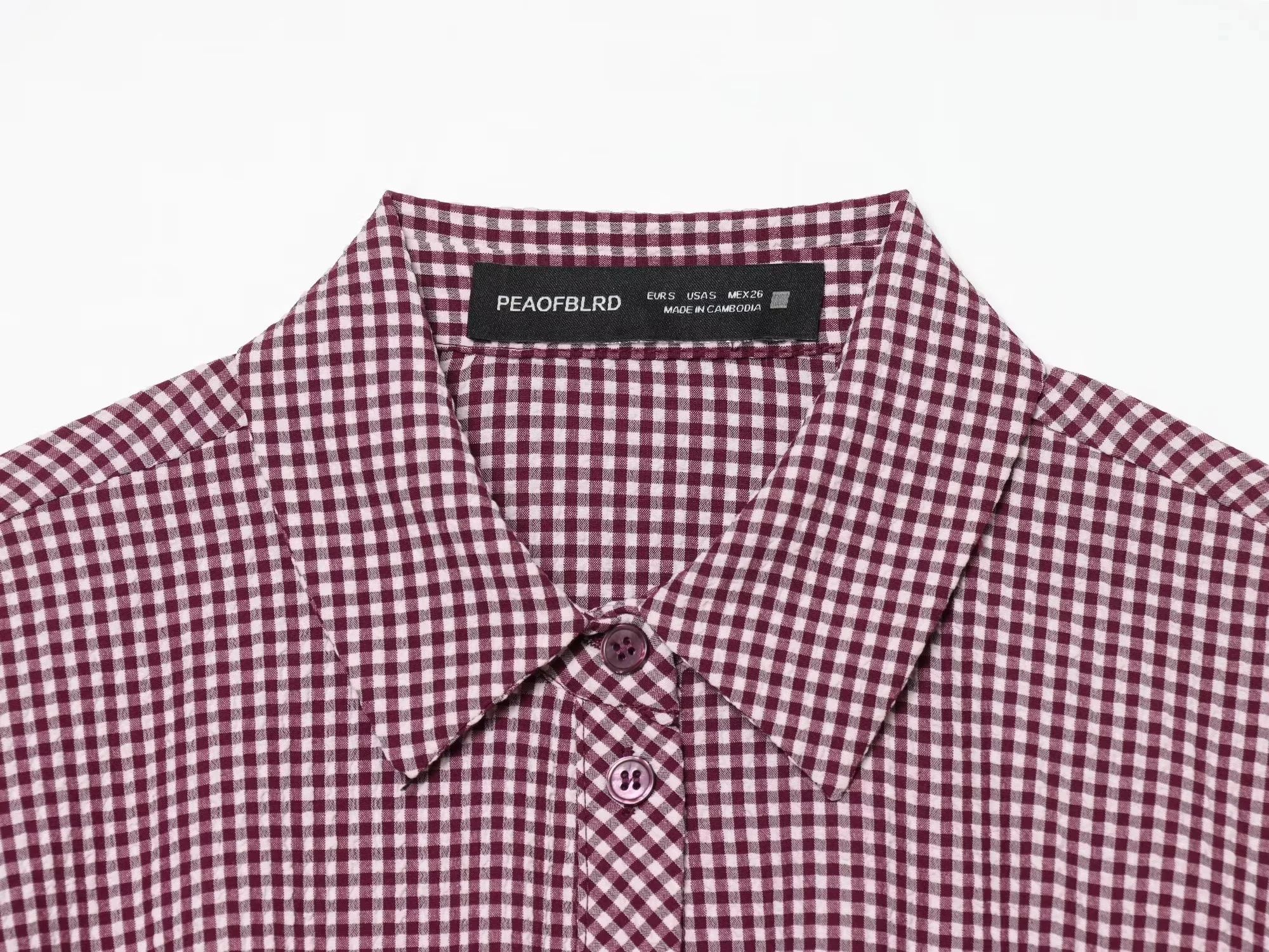 BSAY Damenmode Kariertes Hemd 2026 Frühling Neu College-Stil Revers Langarm Blusen Einreihig Schicke Damen Oberteile Mujer – Detail 15