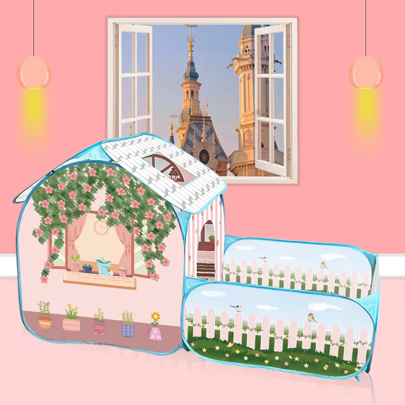 Pop up play tenda com bolinhas para crianças indoor ao ar livre playhouse brinquedos para meninos meninas crianças jogar tenda bebê espaço mundo