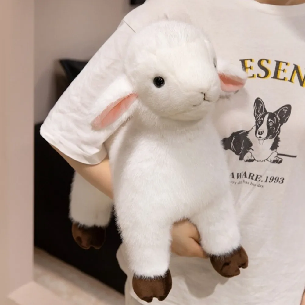 New 20/30cm Lamb Design White/Black Standing Sheep Soft Animal Home Decor