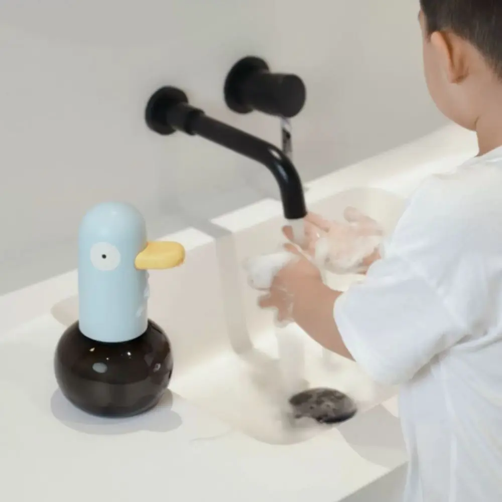 自動誘導石鹸ディスペンサー,電気泡ディスペンサー,かわいいアヒル,スマートハンド消毒剤,シャンプー,400ml
