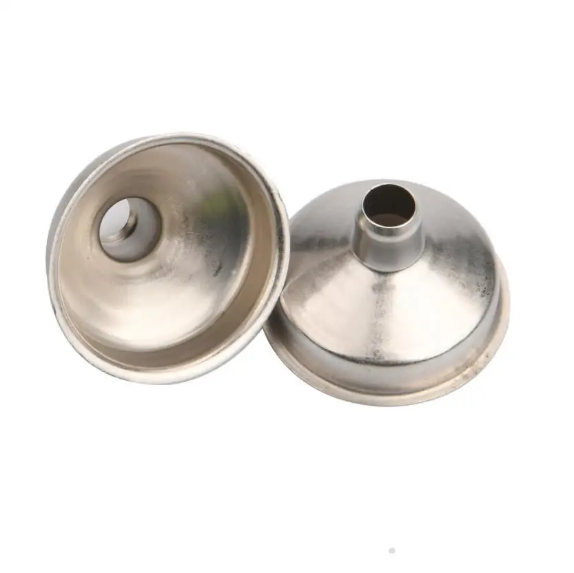 

100pcs Stainless Steel Mini Hip Flask Funnel Wine Pot Filler ni69