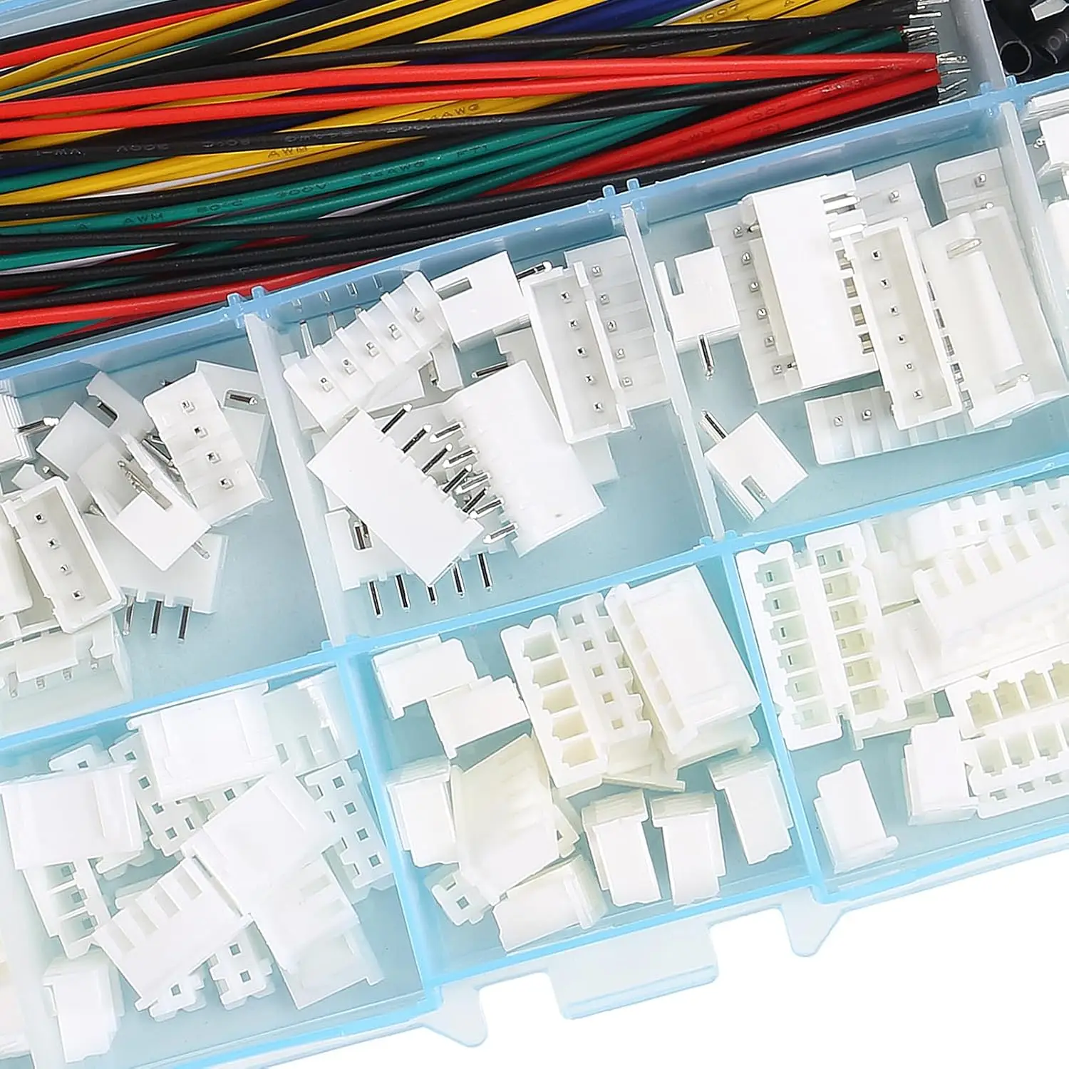 JST-XH Комплект разъемов 2,54 мм с предварительно обжимным кабелем 2,54 мм «папа» и «мама» 2/3/4/5/6/7-контактный корпус Разъем JST