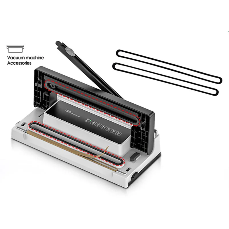 Vacuum Sealing Ring Packaging Machine Black Sponge Silicone Rubber Pressure Strip MS1160/MS30