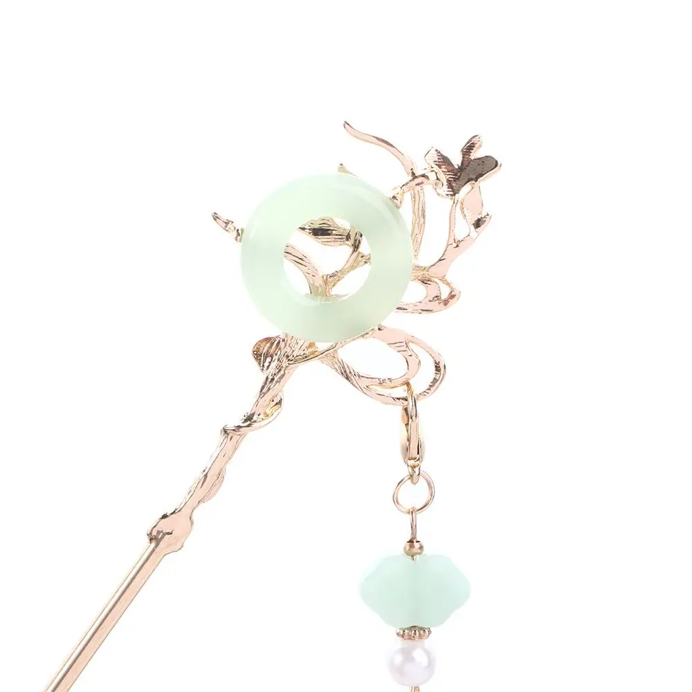 

Sweet Headdress Temperament Pearl Bridal For Girls Korean Hanfu Hairpins Hair Clip Chinese Hair Fork Women Hair Sticks