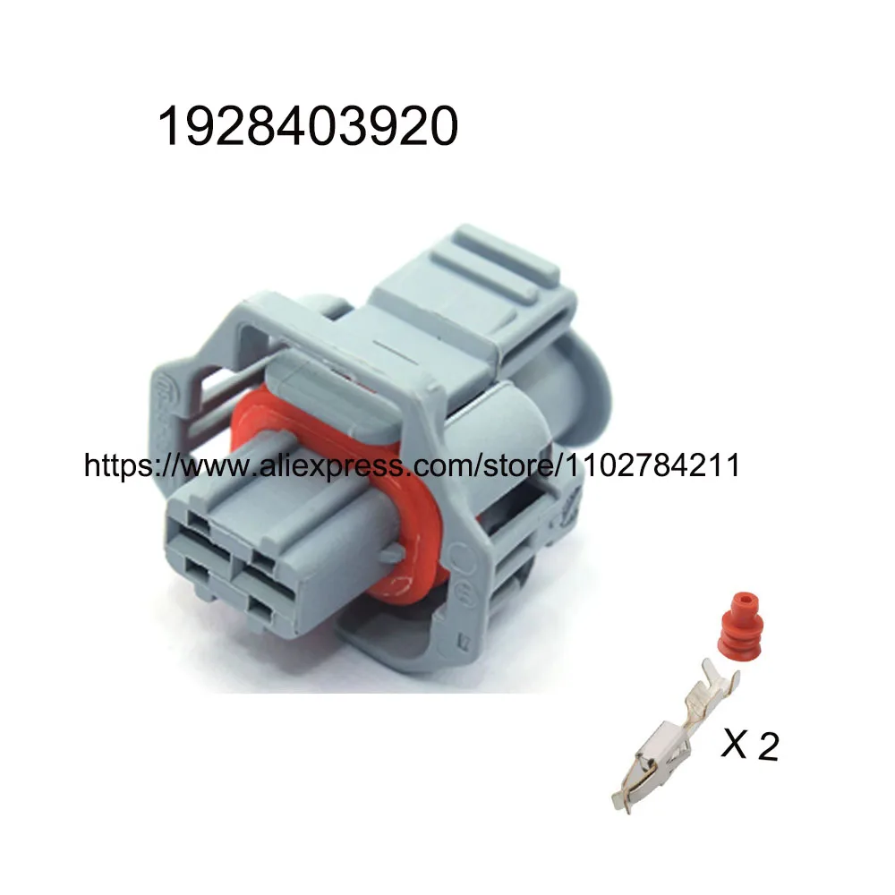 200SET 1928403920 auto Waterproof connector terminal 2 pin automotive famale Plug  socket terminal seal