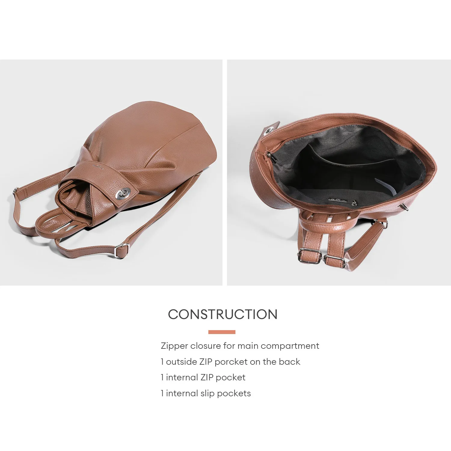 New David Jones Women Backpacks PU Leather Waterproof Female Shoulder Bag Fashion Design Driven Commuting Student School Bags