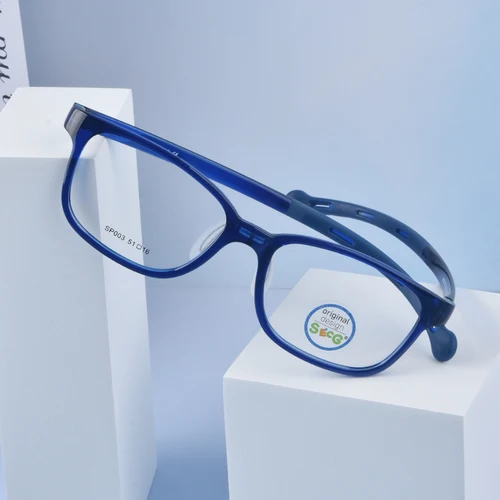 Imagen 2 del producto SECG, gafas ultraligeras, flexibles y suaves para niños, gafas ópticas, gafas deportivas de silicona para niños y niñas, estudiantes, miopía