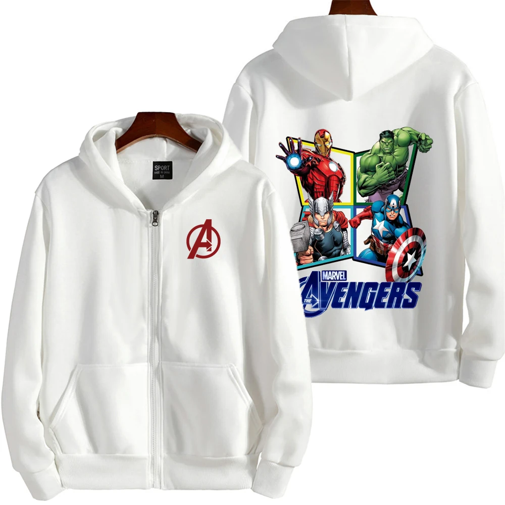 Men's Zippered Hood…