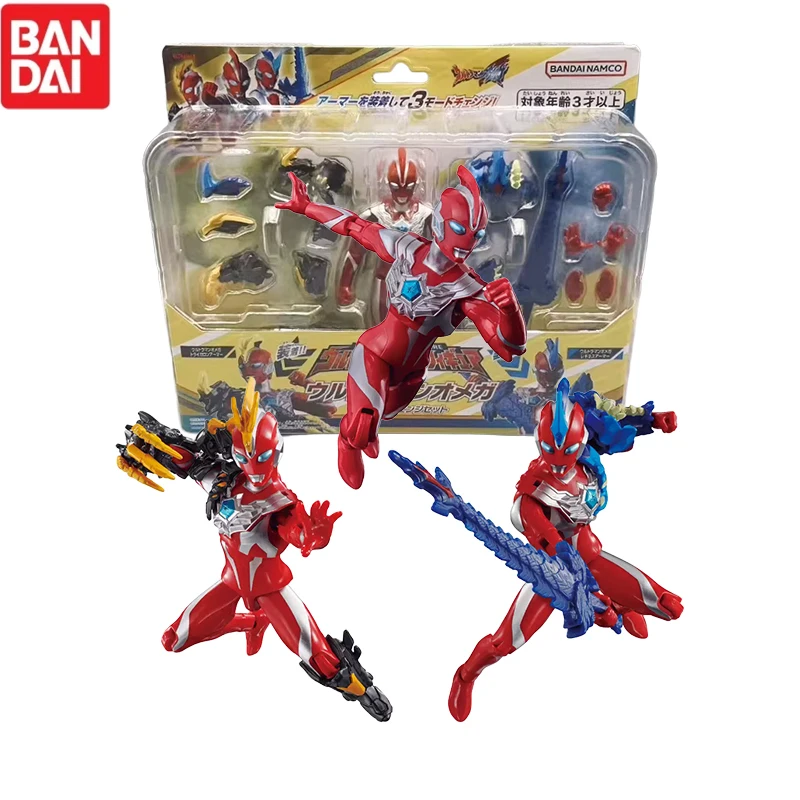 

Bandai Original Ultraman Omega DX White Tiger Blue Set White Tiger Blue Dragon Armor Set Anime Action Figures Toys Kids Gifts