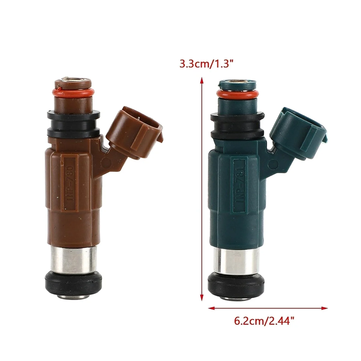 4Pcs Fuel Injectors INP-780 INP-781 Fit for Mazda Protege 1.8/2.0L 99-02 842-12285F8