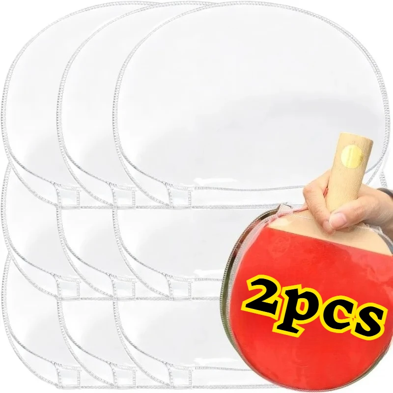 Ping Pong Paddle Rubber Protection Film Reusable Sticky Cover for Table Tennis Racket Maintain Tackiness PVC Clear Shield 1/2PC