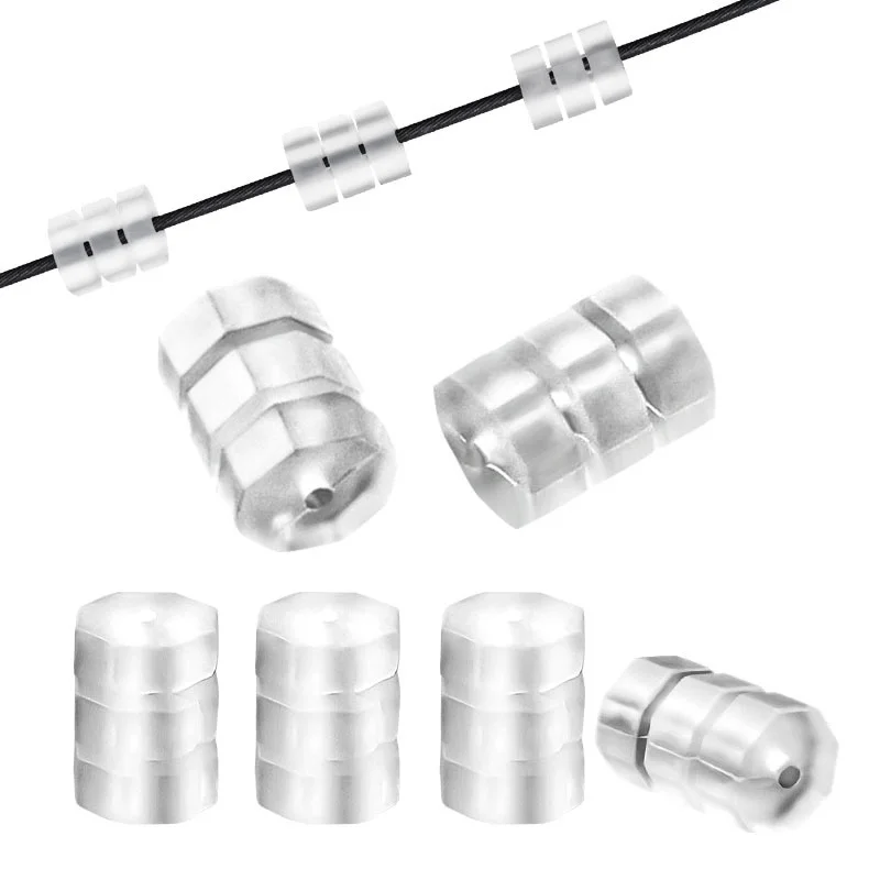 

10/20pcs Cycling Accessories High-grade Silicone Ring Bicycle Print Protector Shift/Brake Line Cover Octagonal O-ring Bike Cable