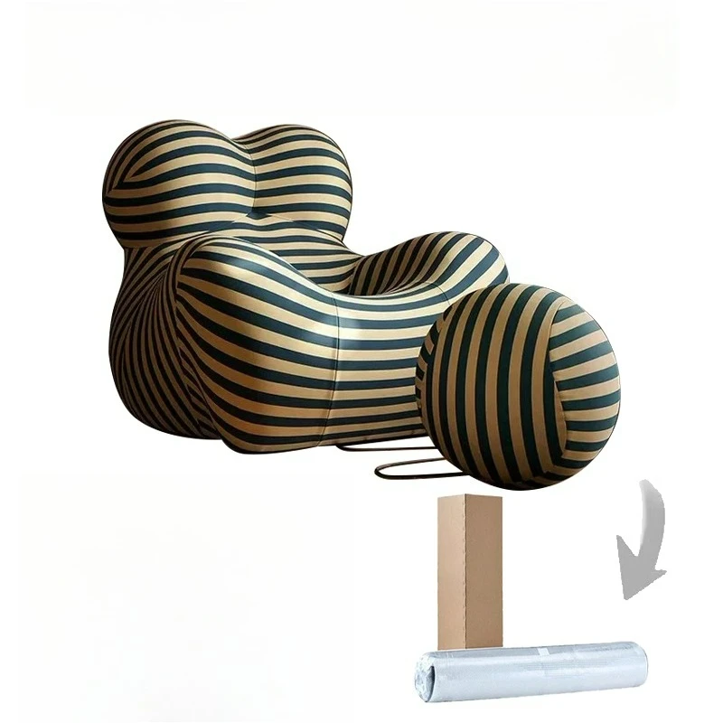 

Customizable full compression sponge single leisure sofa