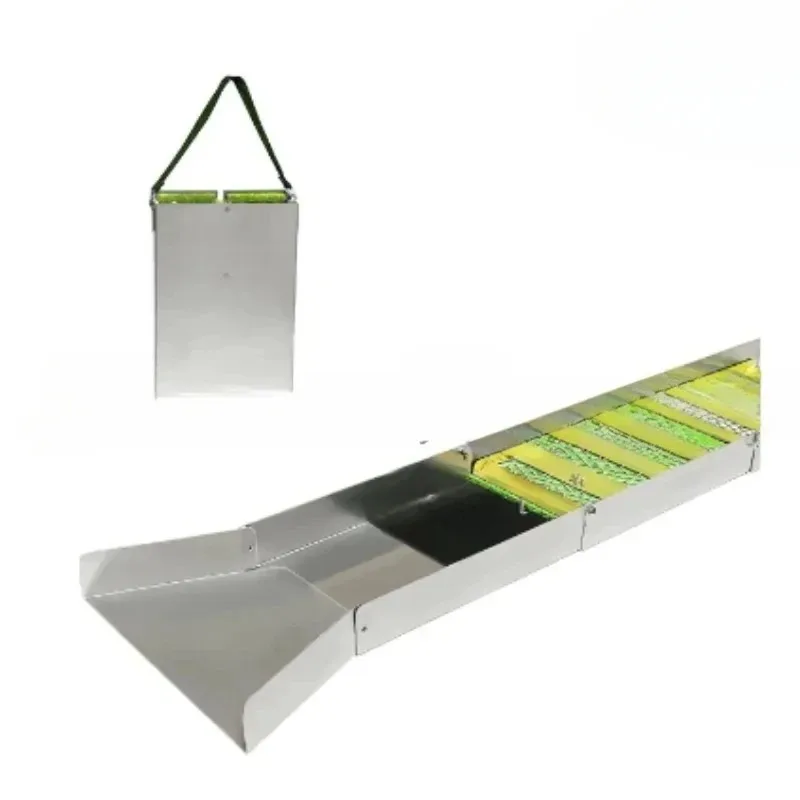 

Folding Gold Sluice Box Aluminum Alloy Portable Gold Mining Chute Panning Prospecting Recovery Tool
