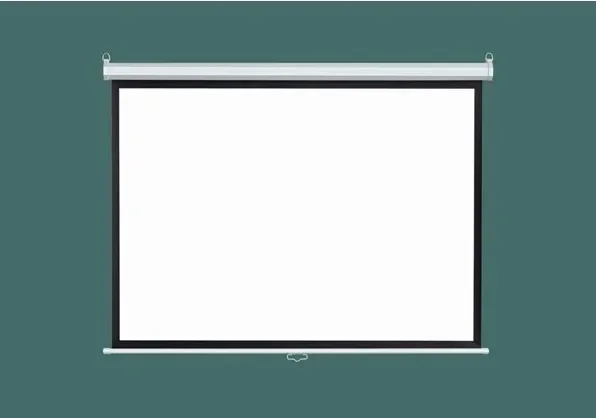 Home Theater Factory Price 120inch Wall Mounted Pull Up/pull Down Projector Screen Manual Screen