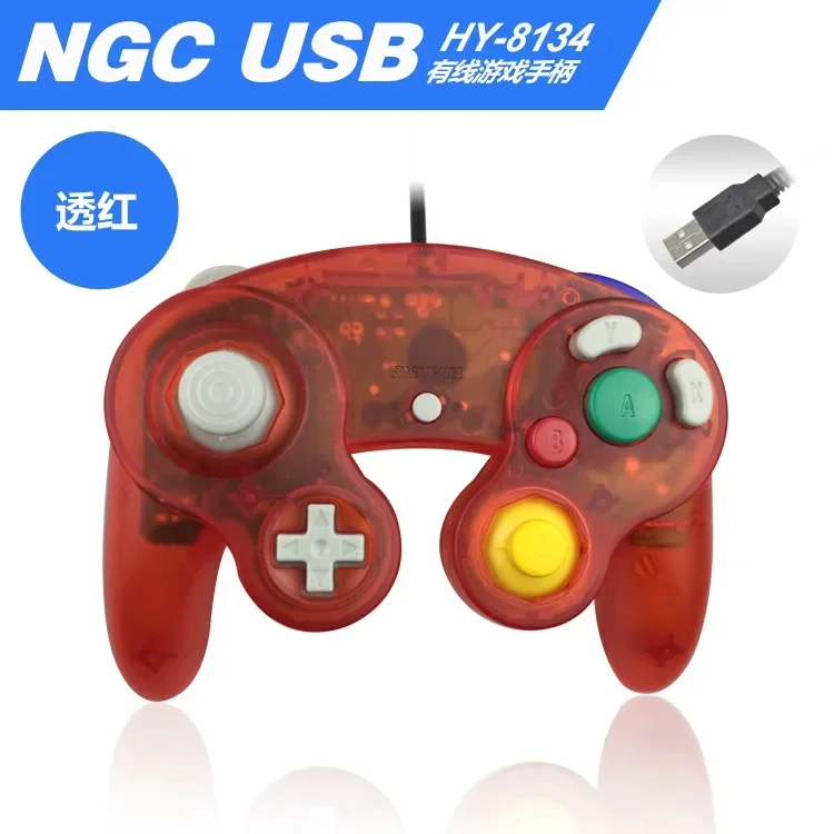 Retro game For Gamecube Controller USB Wired Handheld Joystick For Nintendo NGC GC Controle For MAC Computer PC Gamepad ns