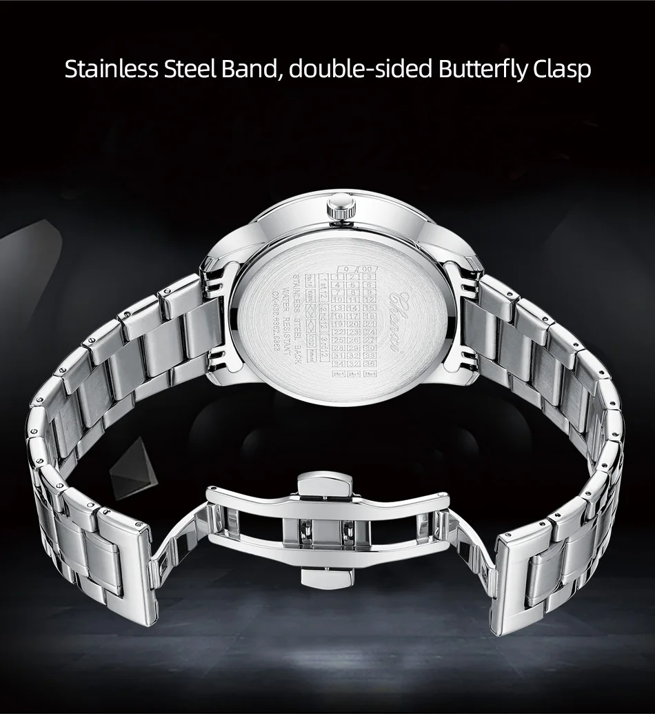 CHENXI 6362 Modische Quarzuhren für Herren, Kreatives Rotierendes Zifferblatt, Leuchtend, 30M Wasserdicht, Lässige Herren-Armbanduhr, Reloj Hombre – Detail 11