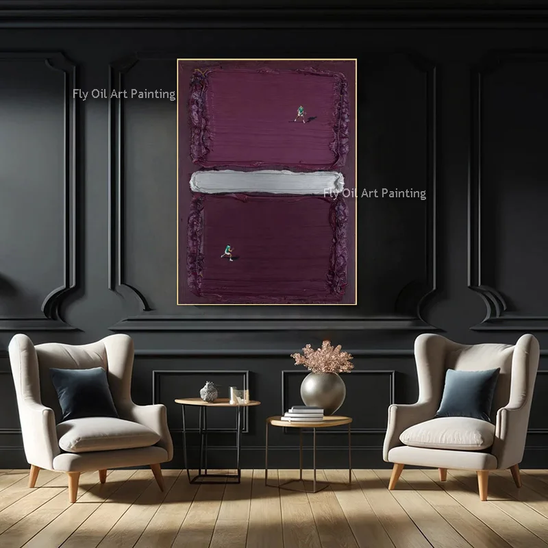 Abstract Black Beige People Hug Wall Art Handpainted New Original Set Of Two Couple Hug Canvas Thick Oil Painting For Home Hall