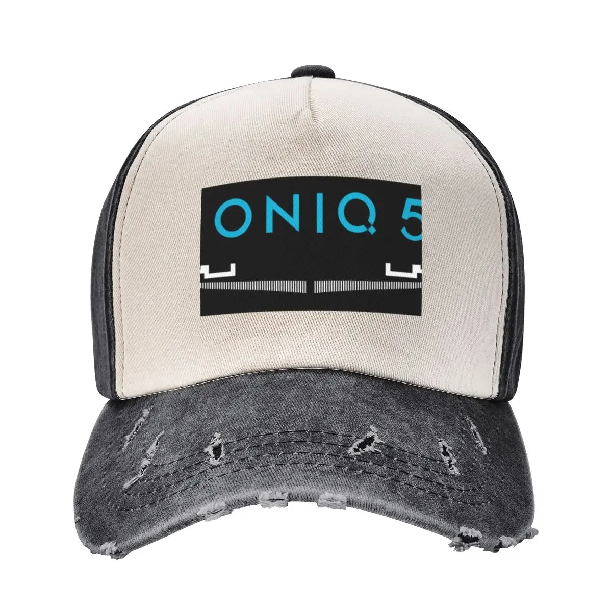 

Ioniq 5 iconic front grill and logo in blue Baseball Cap Funny hats hats for men Anime Hat Hats Man Women's