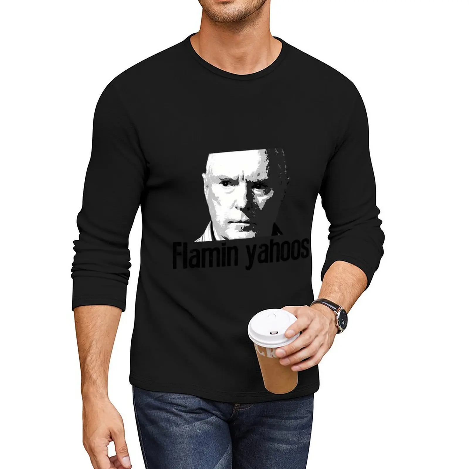 

Australian TV Alf Stewart Flamin Yahoos \t Long T-Shirt black t shirt custom t shirt t shirts for men graphic