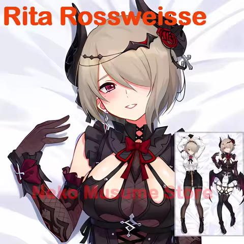 Dakimakura anime Rita Rossweisse (Honkai Impact 3rd) Double-sided Print Life-size body pillows cover Adult pillowcase