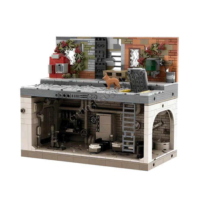 737 PCS MOC Modern City Street View Abandoned Block Building Model DIY Custom Puzzle Technology Creative Assembly Kids Toys Gift - view 6