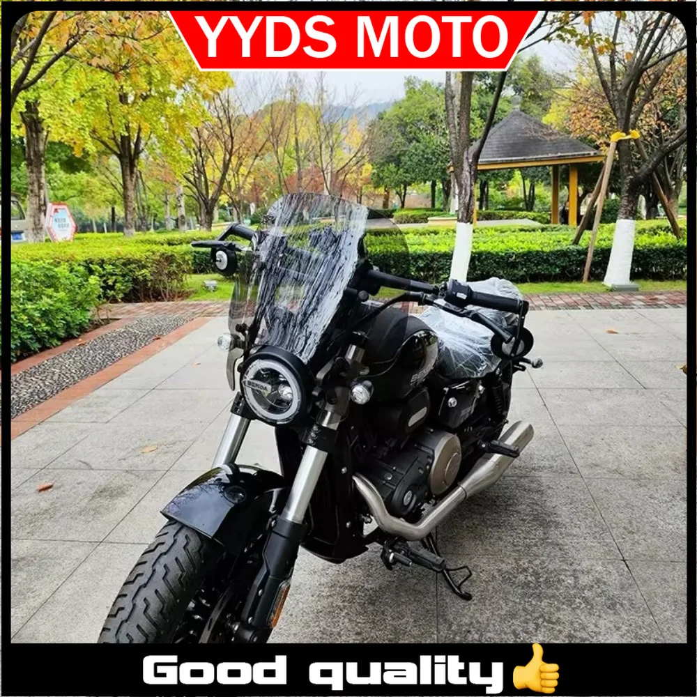 For BENDA ROCK 300 windshield armrest front windshield modified heightened windshield tempered adhesive for benda rock 300-Rock