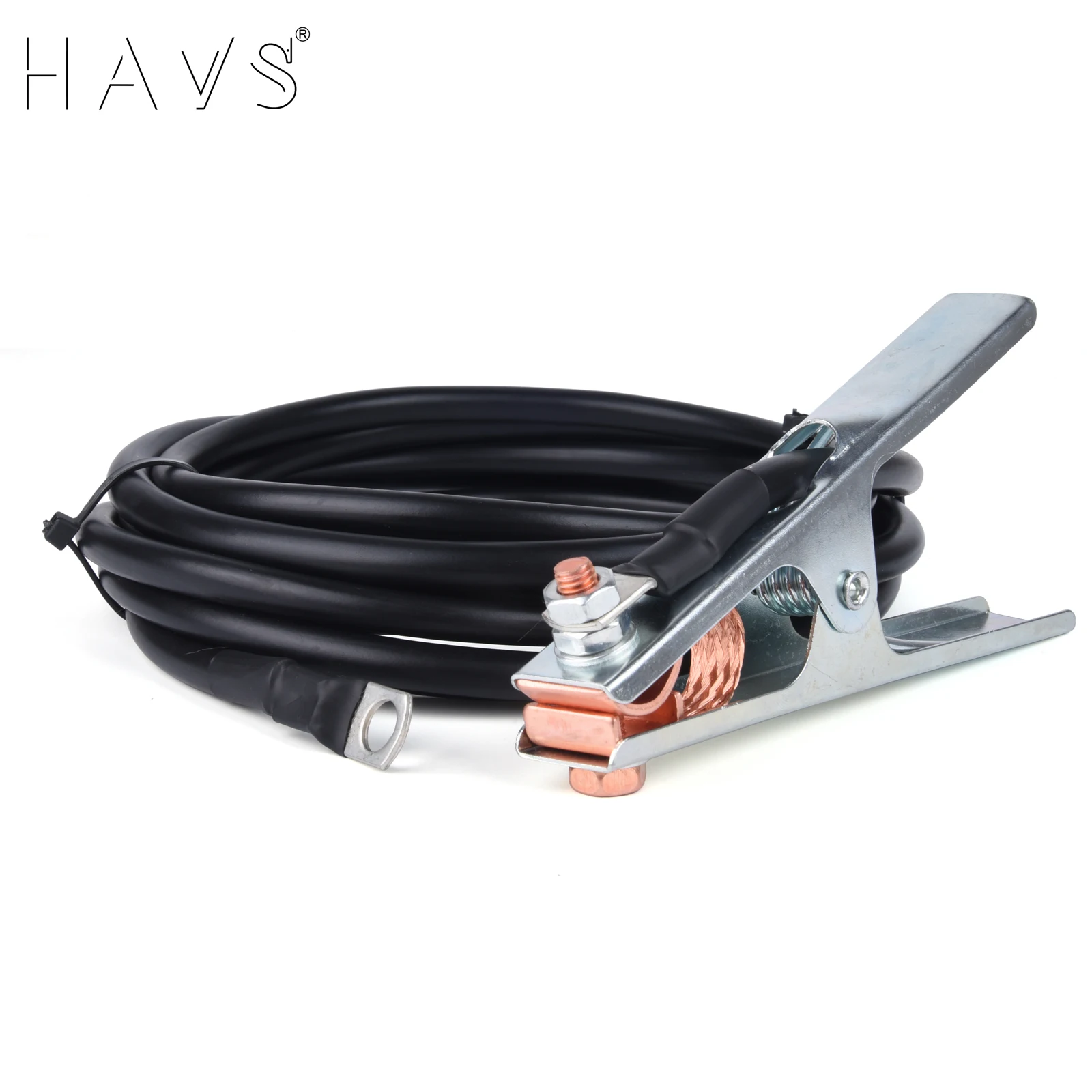 Abrazadera de tierra de 150 Amp, 200 Amp, 300 Amp, Conector de Terminal de plomo de soldadura, Cable cuadrado de 16 y 25, 15 pies