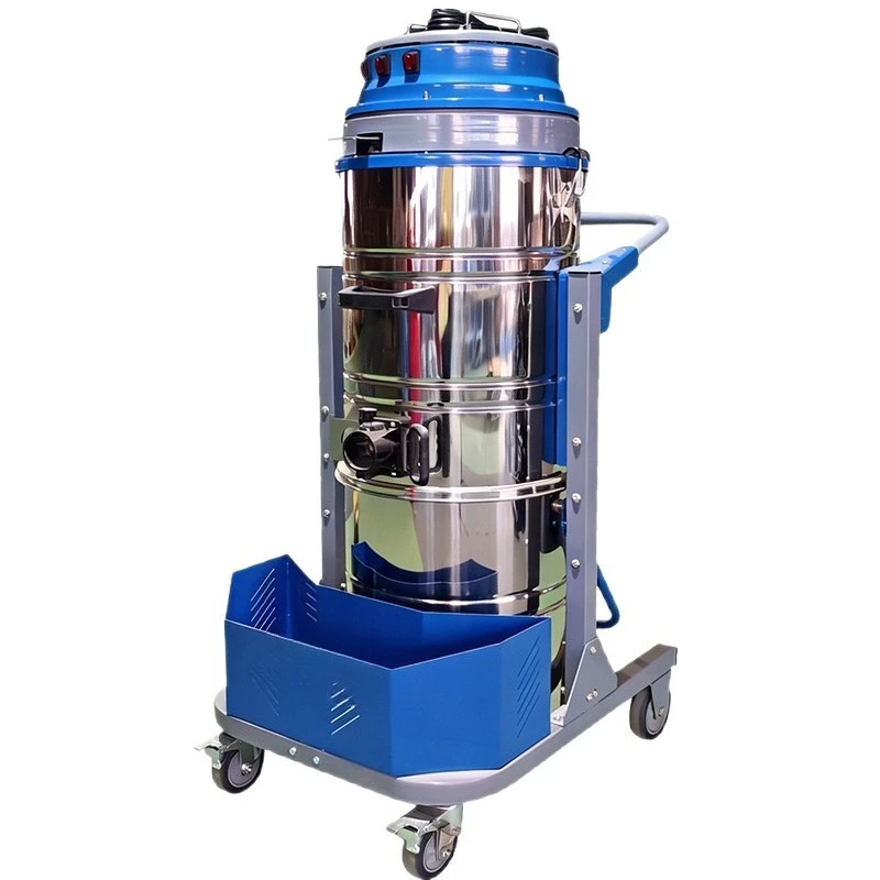 High power industrial vacuum cleaner 220V 5400W carbon brush high pressure iron filings welding slag dry and wet