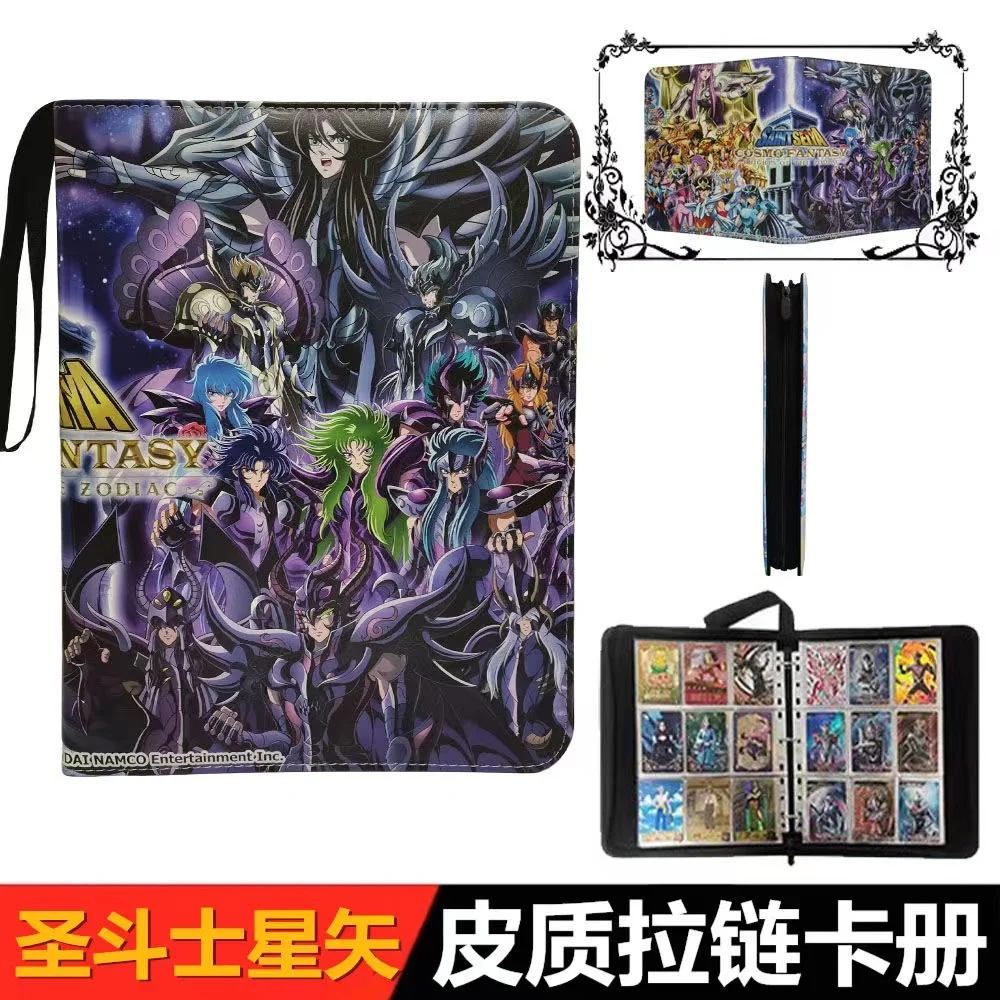 9 Pocket Saint Seiya Twelve Constellations Card Clip Collector\'s Edition Folder Zipper Anime Trading Game Card Album Clip 900PCS