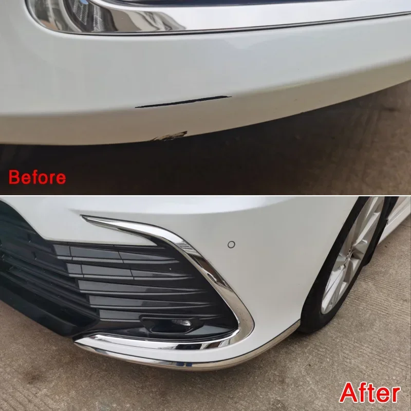 Pára-choques dianteiro Colisão Avoidance Trim Strip, Acessórios de Modificação Do Carro para Toyota Camry 2018-2022