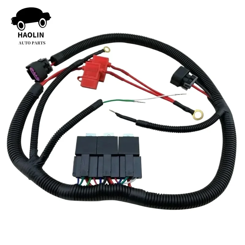 7L5533A226T Car Electric Dual Fan Upgrade Wiring Harness For GM Yukon 1999-2006 ECU