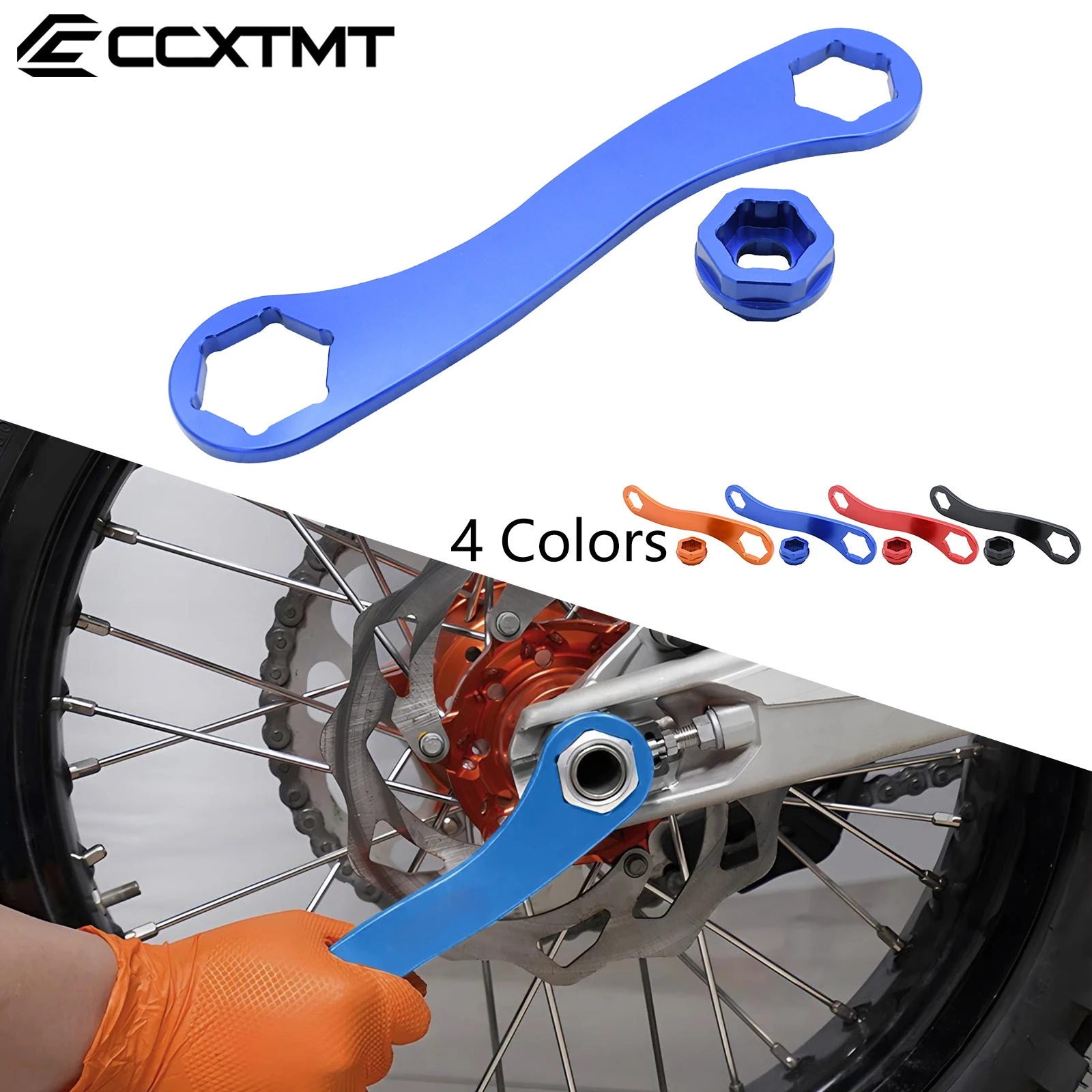 

For Husqvarna TE FE 250 300 FC TC FX TX 125-701 2014-2023 Front Rear Wheel Axle Wrench Removal Tool For KTM 390 Duke 690 790 890