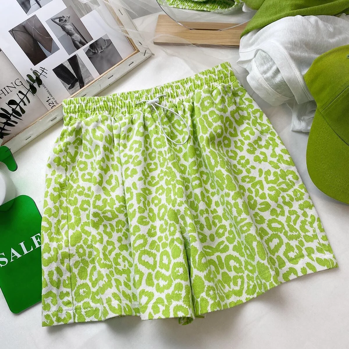 Shorts Womens Urban Getaway High Waist Lightweight Fast Dry Multi Pocket Loose Fit Breathable Durable Vacation Outing Travel