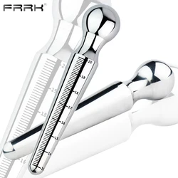 FRRK Thermometer Design Metal Anal Plug for Prostate Stimulate Smooth Stainless Steel Horse Eye Stick Male Masturbator Sex Toys