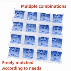 Absorbent Ice Packs Reusable Self Priming Ice Icing Packs Cold Compressed Beverages Chilled Food Preservation Gel Dry Ice Packs