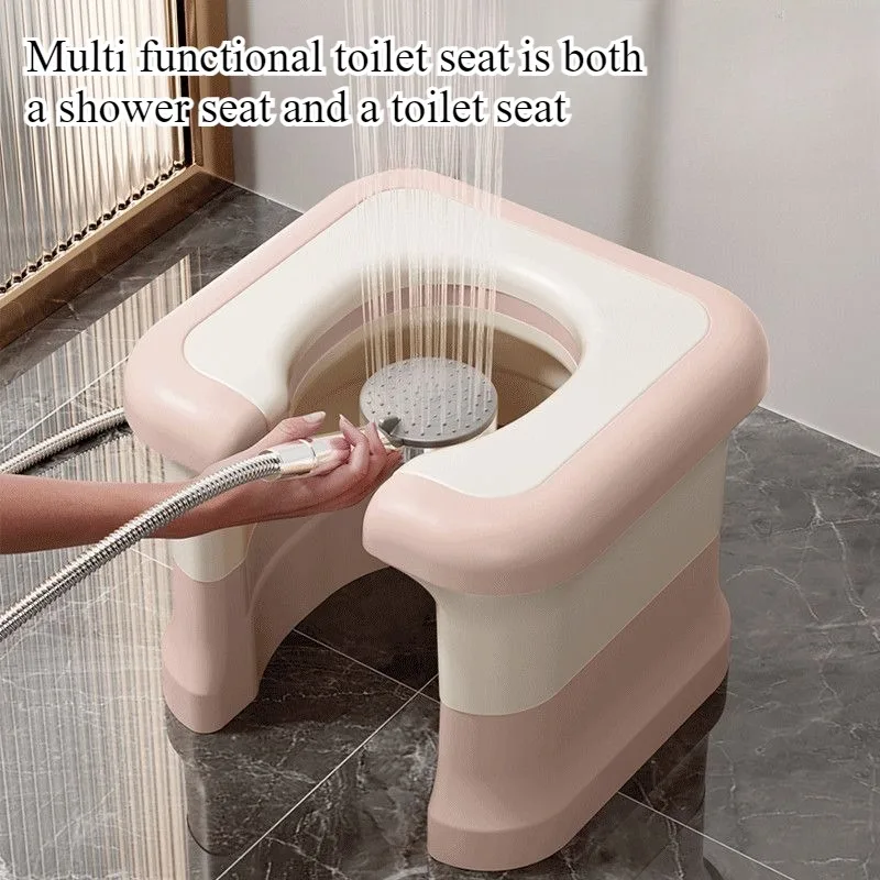 Pregnant women's squat toilet chair,powerful indoor squat toilet holder for household use, and elderly peoples use of the toilet