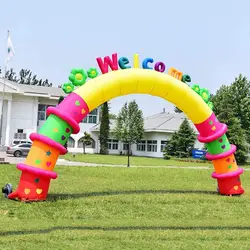 12M Inflatable Arch Christmas Birthday Party Wedding Archway Outdoor Advertising Yard Decor Holiday Home Decorations