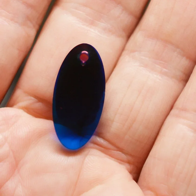 Acrylic resin teardrop shape color charm Lucky Fun Color pendants Make handmade DIY find accessories necklace jewelry