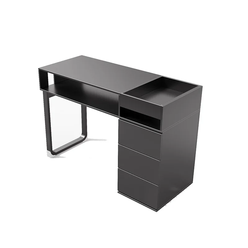 الحد الأدنى الشمال مانيكير طاولة الأظافر مع تصميم التخزين العملي الكلاسيكي مانيكير طاولة الأظافر أنيقة قسط ميسا الأثاث