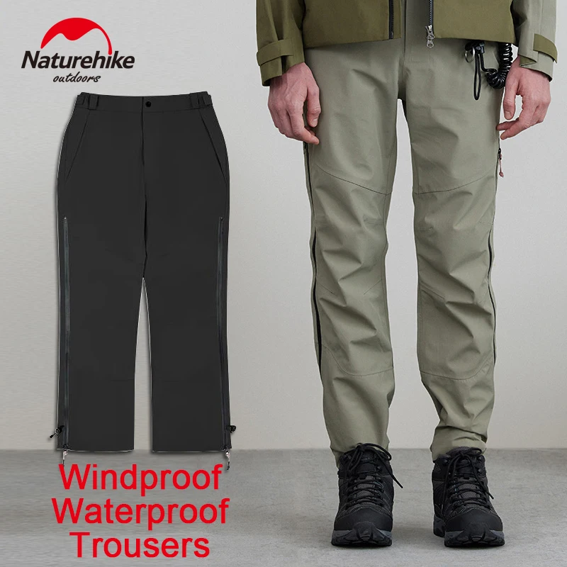 Naturehike Waterproof Windproof Trousers Autumn Outdoor Sport Pants for Man Woman Camping Climbing Hiking Ultralight Breathable