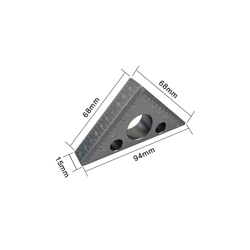 Right Angle Marking Ruler Square Carpentry Professional Joinery Woodworking Carving Diy Tools Table Saw Accessories