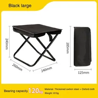 Bearing 120Kg Outdoor Must-haveFishing Chair Small Folding Camping Stool Portable Fishing Folding Chair Outdoor Portable S