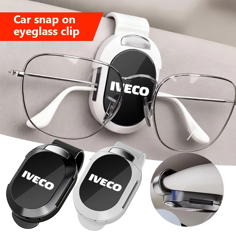 Parasol Universal para coche, soporte para gafas de sol, clip de almacenamiento para gafas, para IVECO S-Way Artic Rigid Daily Van Chassis Cab e-Daily