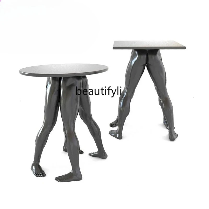 

Nordic simplicity, furniture creativity FRP furniture design sense dining table special-shaped coffee table